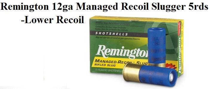 Remington 12ga Reduced Recoil Slug - 5rds