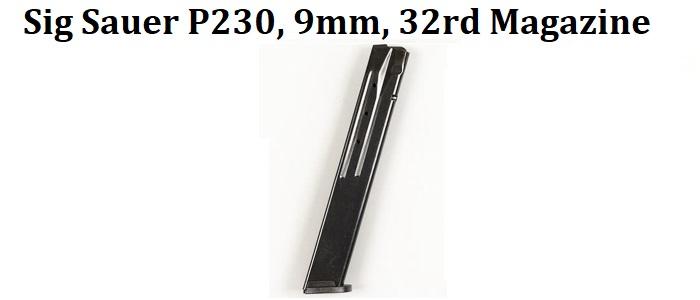 Sig Sauer P320, 9mm, 32 Round Magazine