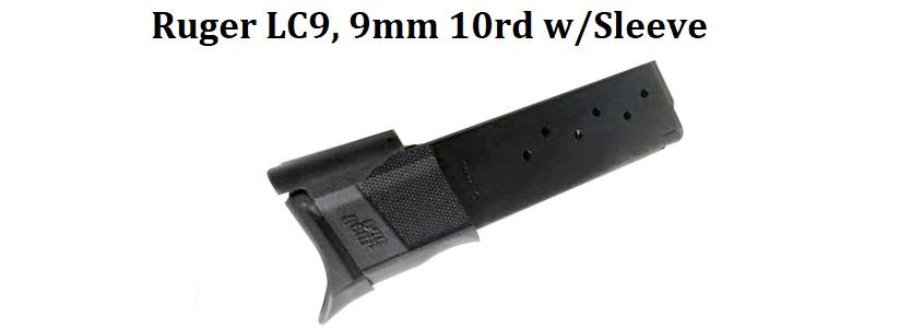 Ruger LC9/EC9, 9mm - Extended 10rd Magazine