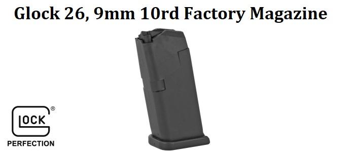 Glock Factory Model 26, 9mm, 10rds