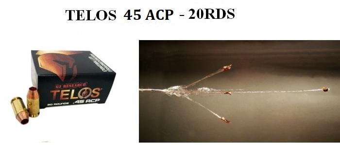 G2 Research TELOS .45ACP 160 Grain - 20Rds