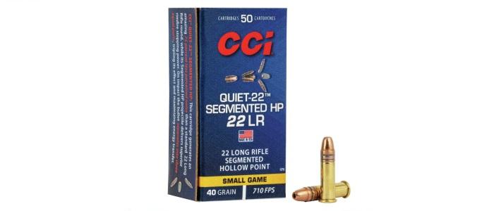 22LR CCI Quiet Segmented HP, 40gr - 50rds
