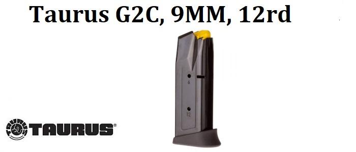 Taurus G2C Factory 9MM, 12rd Magazine