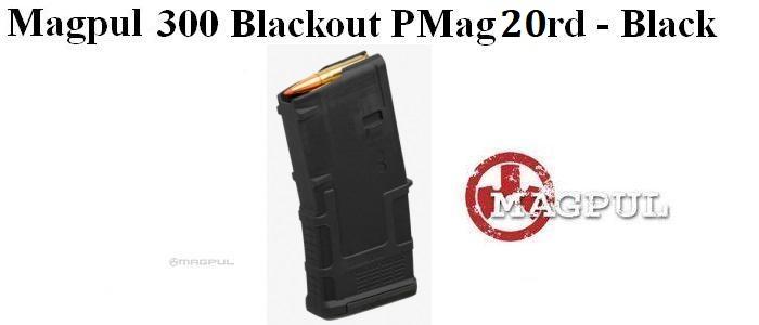 MAGPUL AR-15 300 BLACKOUT 20rd Magazine in Black