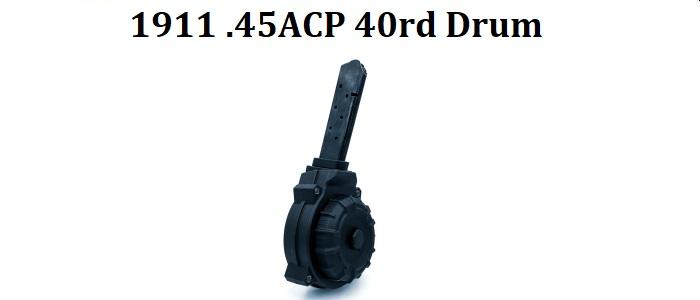 1911 .45 ACP, 40 Round Drum