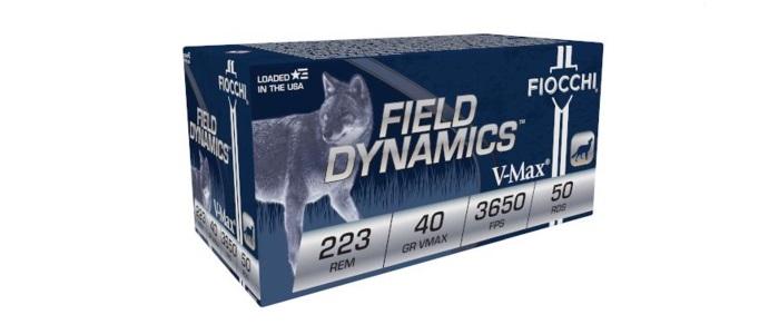 .223 Fiocchi Field Dynamics V-MAX 40 Grain - 50rds
