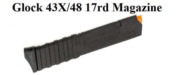 Glock 43X/48 Extended 17rd Magazine