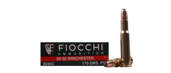 30-30 Win Fiocchi 170 Grain, Flat Soft Point - 20rds 