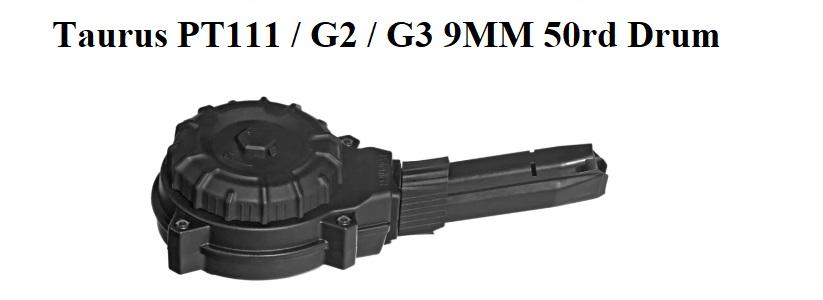 Taurus PT111 / G2 / G3 9MM - 50rd Drum