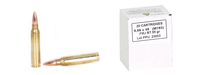 Prvi Partizan 5.56mm M193 NATO Ammo 55 Grain Full Metal Jacket Boat-Tail - 20rds