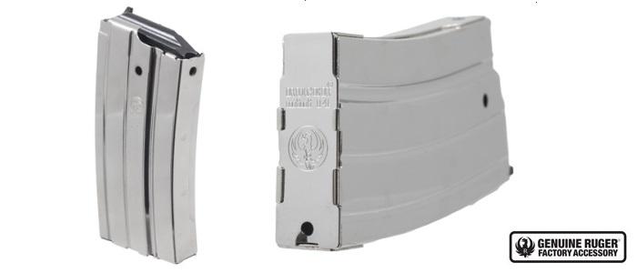 Ruger Factory Mini-14, 20rd Magazine - Nickel Teflon Plated