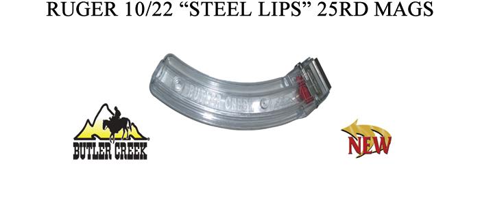 Ruger 10/22 Steel Lips 25Rd Magazine  - Smoke