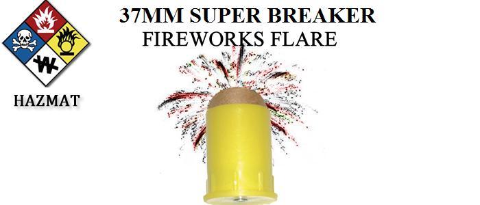 37Mm Super Breaker Fireworks Flare (Box Of 10)