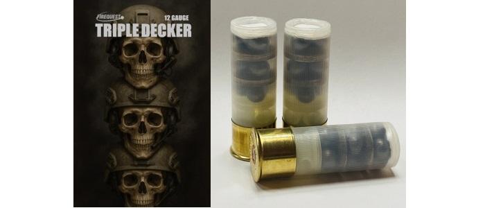 12 Gauge Triple Decker - 3 Round Pack