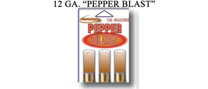 12 Gauge Pepper Blast - 25 Units Per Package