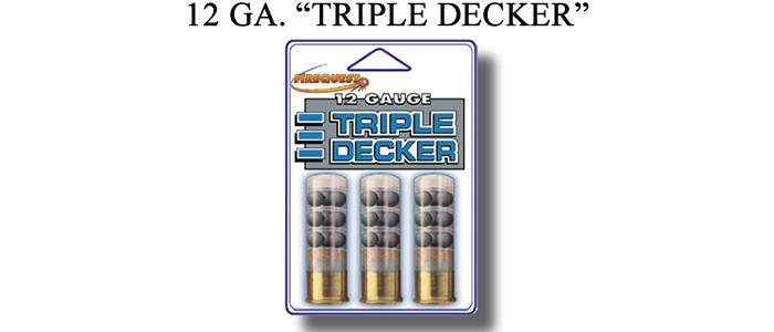 12 Gauge Triple Decker - 25 Round Pack