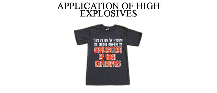 Application Of High Explosives (XX-Large)