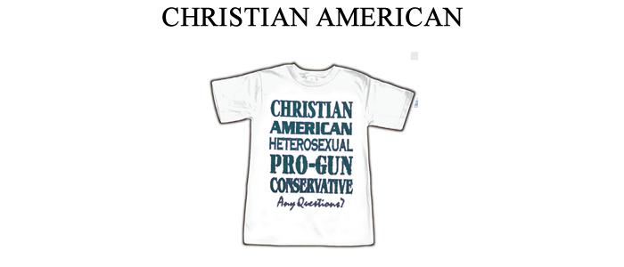 Christian American (White / Large)