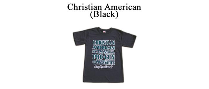 Christian American (Black / X-Large)