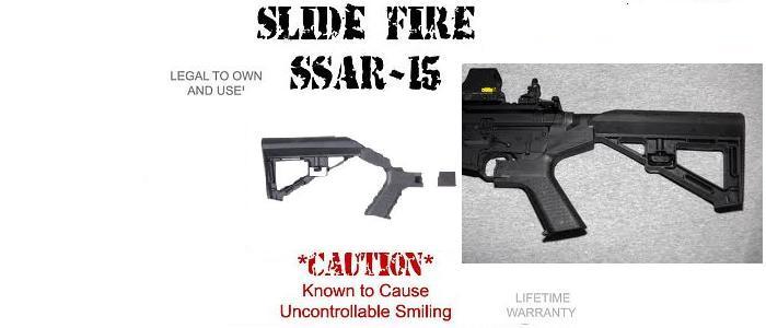 Slide Fire SSAR-15 Bump Fire Stock - Right Hand Model