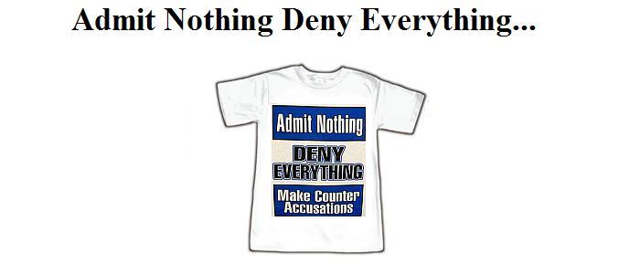 Admit Nothing .. (X-Large)