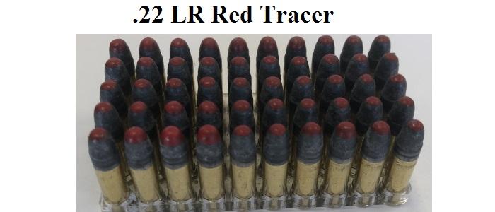 22LR Red Tracer Ammo - 50rds