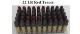 22LR Red Tracer Ammo - 50rds